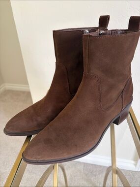 Dolce Vita Brown Suede Mid-Calf Boots